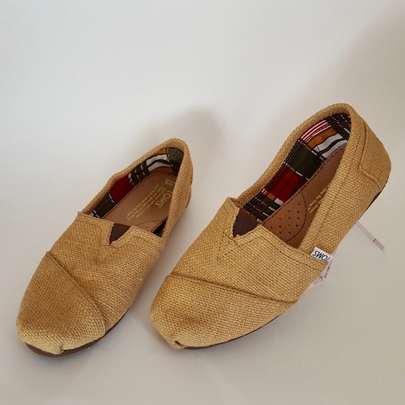 Toms Shoes - Toms Women's Flats Shoes Size 8 M Classic Burlap